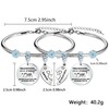 Angelra 2 x Bracelets Best Friend Gift Friendship for Engraving