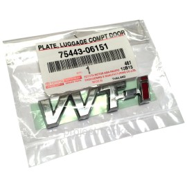 Toyota OEM Toyota VVT-i Logo Chrome Emblem Badge VVTi Engine Genuine Part Lexus JDM