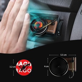 Car Air Fresheners Set, 12PCS Car Air Fresheners Vent Clips Record Player Car Fresheners Album Cover Air Freshener Car Decoration Accessories for Women Music Fans Gift