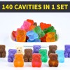 CAKETIME Gummy Bear Molds Candy - 1 Inch Large