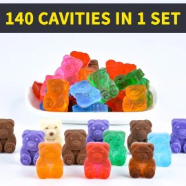 CAKETIME Gummy Bear Molds Candy - 1 Inch Large