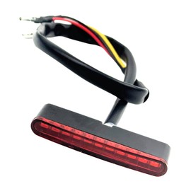 HTharros Motorcycle LED Tail Light, Brake Light, Back Light for Bike, 12V DC, Red, 11-Series LED