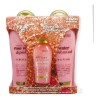 OGX 2 Pack Ogx Body Wash Rosas 577ml Jabón Exfoliante