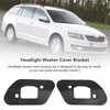 1Pair Headlight Washer Cover Bracket 5E0955109 Rugged Headlight Cleaning Cap
