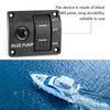 Kelepu 3 Way Bilge Pump Switch Panel with LED Indicator,