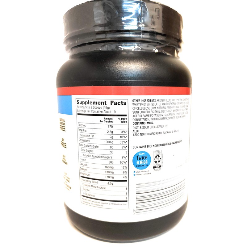 Elevation by Millville Vanilla Protein Powder 32oz, pack of 1