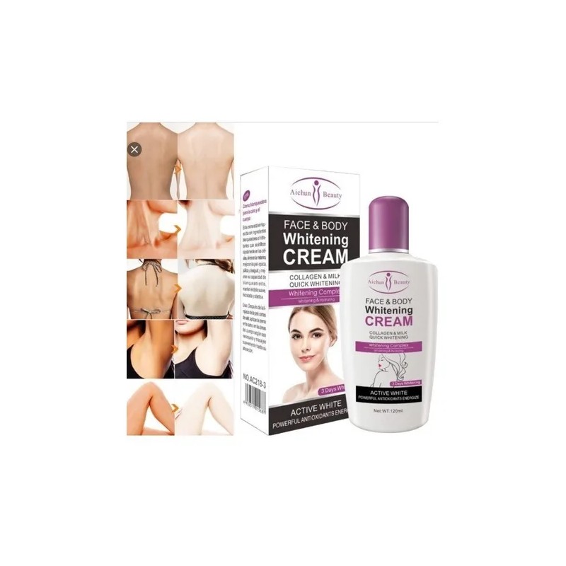 Crema Aclarante Original 3 Tonos Colágeno Blanquea Piel