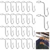 50 Pieces Hanger Connector Hooks Metal Hanger Extender Hooks Stable