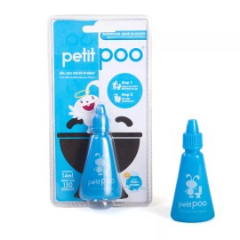 Petit Poo -Natural Toilet Odor Drops Eliminator Deodorizer (Fresh Clouds)