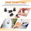 Rustark 37Pcs M4 M5 M6 Rubber Well Nuts Assortment Kit