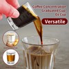 2 OZ 4 Features Shot Glasses Measuring cup Liquid Heavy