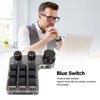 Programmable Macro Keyboard 9 Keys 3 Knobs USB Bluetooth Connection