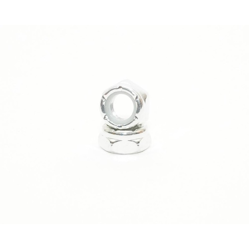 INSTSK8 Axle Nuts Set of 30 Skateboards Skateboards (Silver)