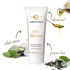 Arianna Skincare Intensive Mineral Hand Treatment Natural Vegan Cream Dead Sea Water Minerals Hand Moisturizer For Smooths Rough Irritated and Dry Skin