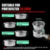 MHW-3BOMBER 58mm Espresso Filter Basket, 15g Double-layer Stainless Steel High