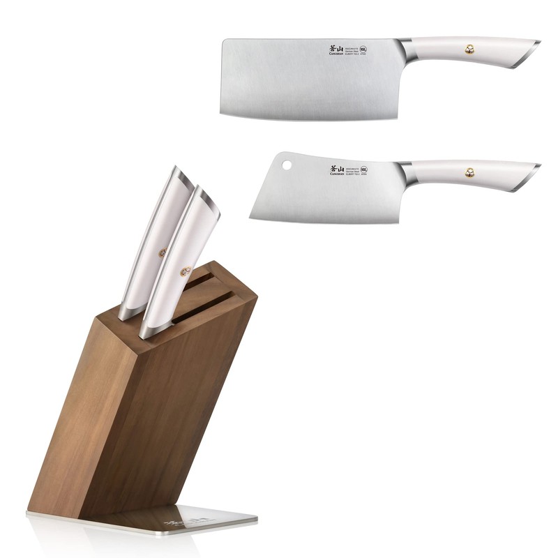 Cangshan ELBERT Series German Steel Forged Cleaver Knife Block Sets,