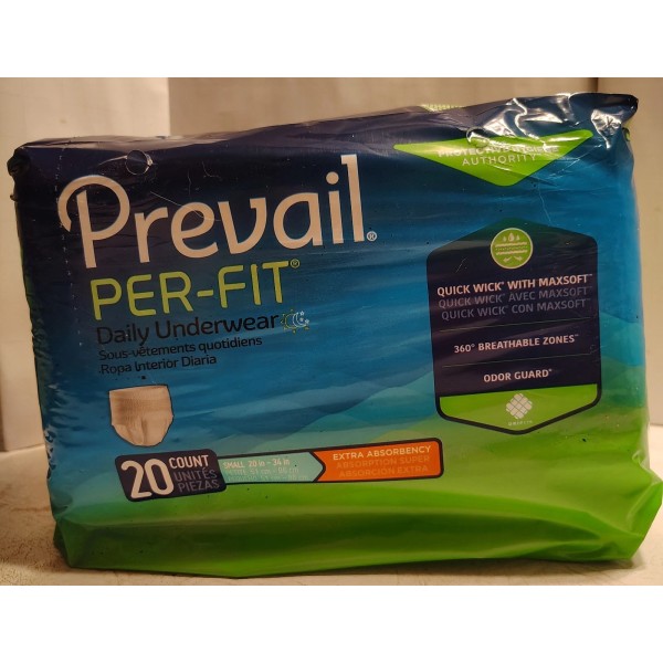 Prevail Per-Fit Adult Unisex Daily Underwear/Diap