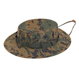 Rothco Digital Camo Boonie Hat - Ultimate Sun Defense for Outdoor Adventures - Woodland Digital Camo - 7 1/2