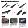 OTUAYAUTO Rear Wiper Arm Blade Kit for Volkswagen ID.4 2021-2024