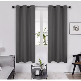Quioo Store Cortina Blackout Para Ventana 100x130cm 2pzs Cuarto Sala