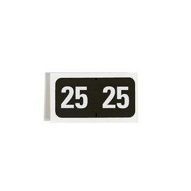 Smead ETYJ Color-Coded 2026 Year Labels, 1-1/2 x 3/4 in., Black, 500/Roll in a Dispensing Box (68325)