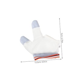 IWOWHERO 2pairs Breathable Gloves Boys and Girls Teether Mitten Thumb Guard Unisex Teething Mitten for Newborns Random Style