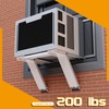 Powrocket Drill-Less Window Air Conditioner Bracket, Easy to Install Window