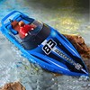 HUAJUN Radio Boat, Toy with Doll, Remote Control, High Speed