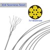 KEILEOHO 400 Ft 1/16 Stainless Steel Wire Rope, 304 Stainless