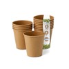 BIOZOYG 50x Disposable Coffee Cups 180 ml / 7.5 oz