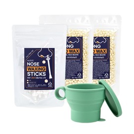 Kobong Nose Hair Nose Hair Waxing Double Composition Self-Removal Facial Hair Removal Kit 30 servings, 1 piece, 200g / 코봉이 코털 콧털 왁싱 더블구성 셀프 제거 얼굴 제모 키트 30회분, 1개, 200g