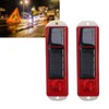 2pcs Solar Strobe Warning Light Waterproof Light Control High Bright
