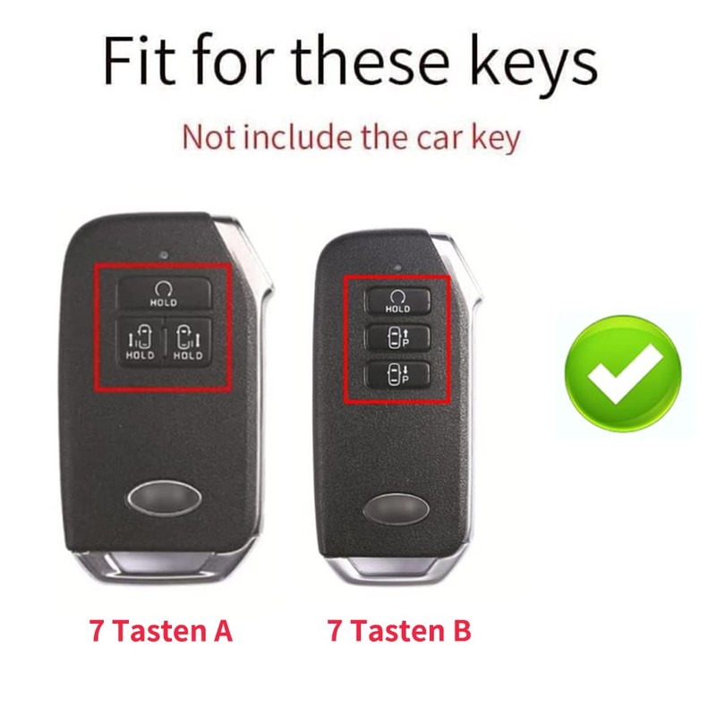 ontto Car Key Case Fits Kia K5 DLS GT Sorento