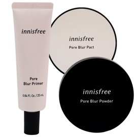 Innisfree Pore Blur 3 types (Primer + Pact + Powder) / 이니스프리 포어 블러 3종(프라이머+팩트+파우더)