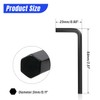 Uxney Hex Key Wrench,3mm L Shaped Hexagon Head Repairing Wrench