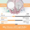 hansang G25 LED Vanity Light Bulb 5W (60W Incandescent Equivalent)