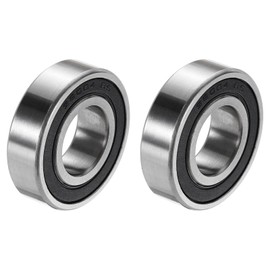 sourcing map 2Pcs S6004-2RS Deep Groove Ball Bearings 20mm x 42mm x 12mm Double Sealed 440C Stainless Steel (ABEC3)