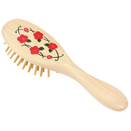 Kurochiku Camellia Moisturizing Brush with Hair Pin, Camellia Hair Brush, 1 Piece (x 1)