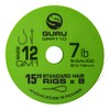 Guru QM1 Standard Hair Rigs 15" Qty 8 (Size 10