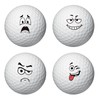 PLIGREAT Funny Expressions Golf Ball Marker 24 Pieces Creative Pattern
