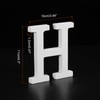 sourcing map Unfinished Wooden Letters H 4.3 Inch Sign Decoration