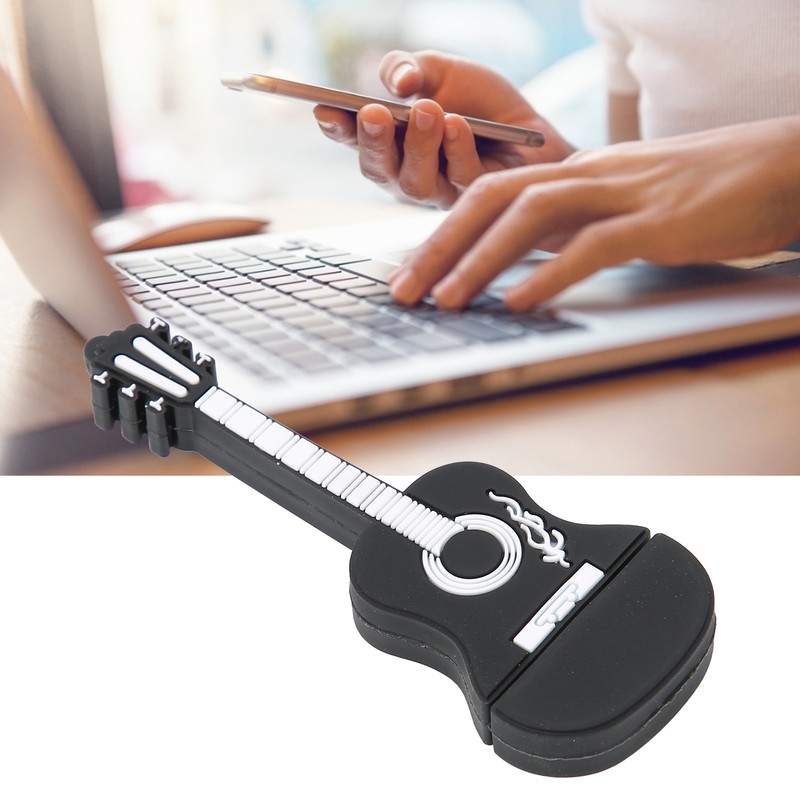 USB Flash Drives Guitar Appearance Capacity Optional Compatible System Memory