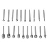 20Pcs High Speed Steel Rotary File DIY Grinding Head Set