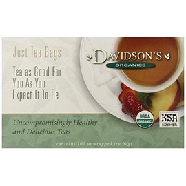 Davidson's Organics, Dragonwell Green, 100-count Unwrapped Tea Bags
