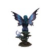 Mystical Fairy with Dragon Statue - Gothic Fantasy Figurine, Hand-Painted