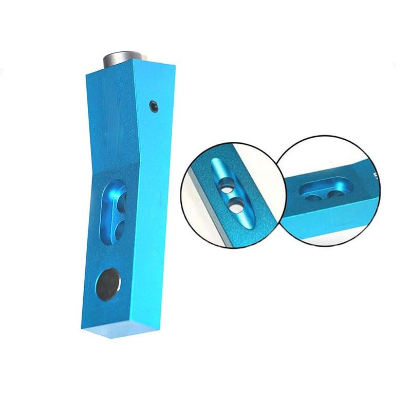 Pocket Hole Jig, No-Fence Drilling Guide Locator Single Hole Woodworking