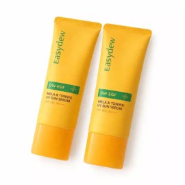 EasyDU 이지듀 UV 선세럼 2X 기미 멜라 비토닝 40ml 2개 Easy Dew UV Sun Serum 2X Freckle Melawhitening 40ml 2 units