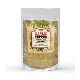 Unpretentious Garlic Pepper, 2 lb, Versatile Seasoning, Salty & Garlicky Flavor, Delicious Seasoning Blend