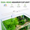 Aquarium Light Clip on Fish Tank Light Full Spectrum Plants
