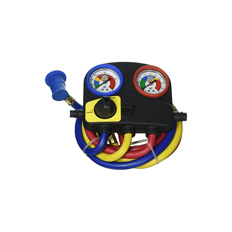 Interdynamics MF-5 EZ Chill D-I-Y, R-134a Manifold Gauge and Hose
